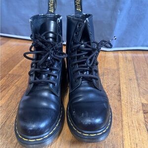 Dr. Martens Black Combat Boots